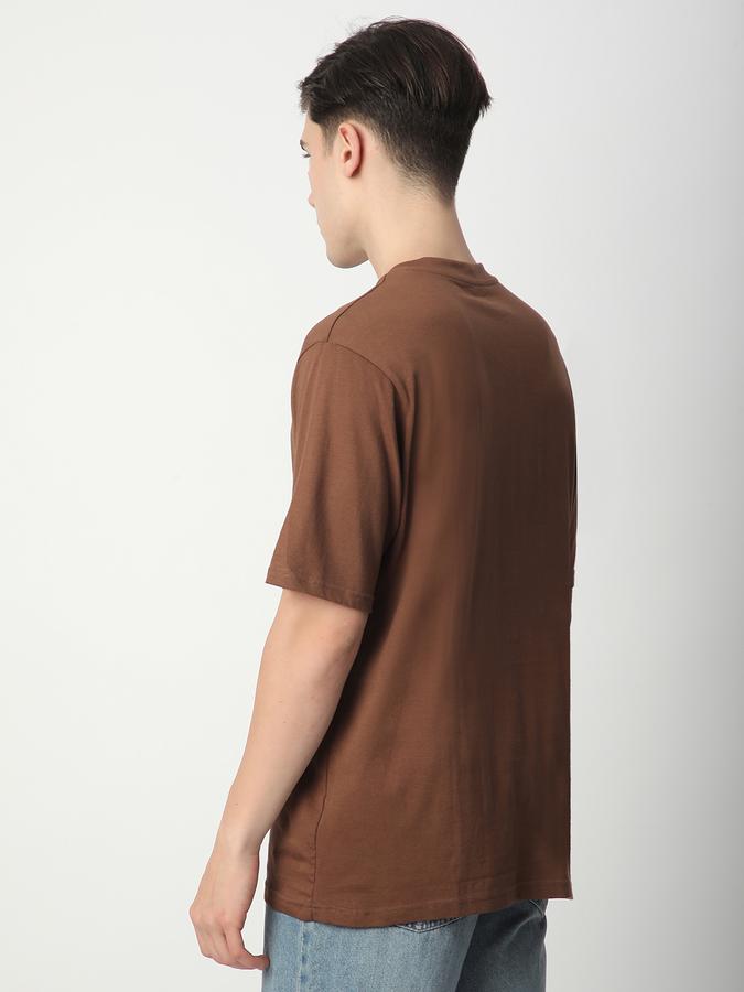 Self Design Men Round Neck T-Shirt image number 2