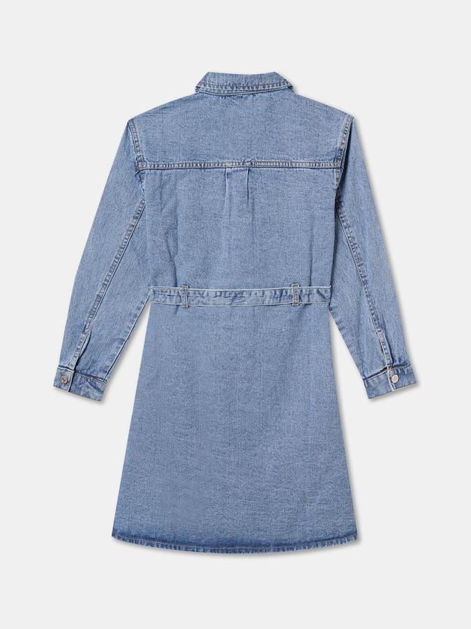 Girls Midi/Knee Length Casual Dress 3/4 Sleeve image number 1