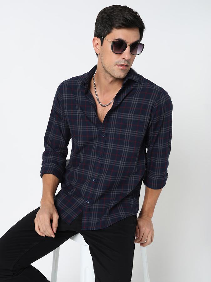 Men Checkered Casual Shirt image number 0