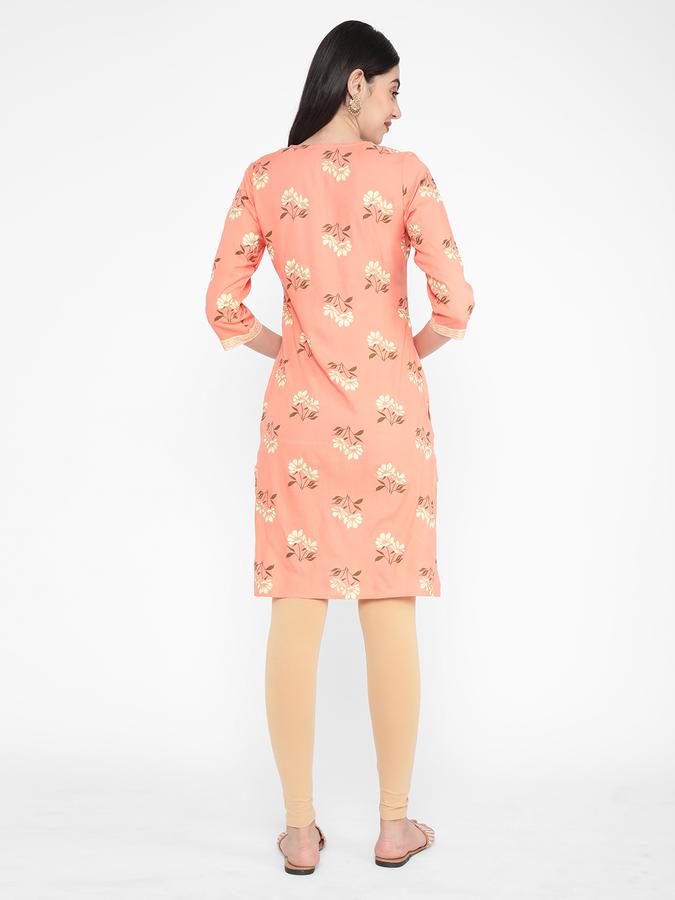 R&B Women Peach Kurta image number 2