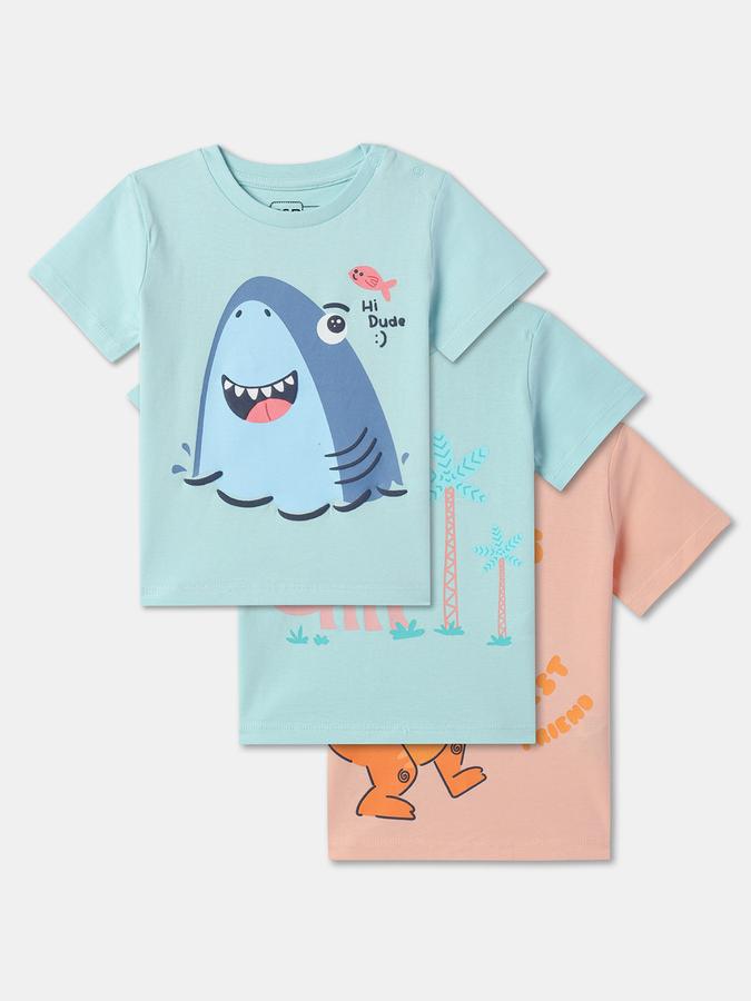 Boys Regular Fit Short Sleeve Crew Neck T-Shirt