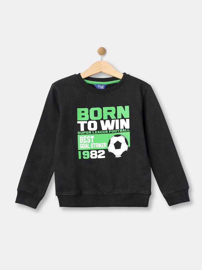 R&B Boys Black Sweatshirts & Hoodies