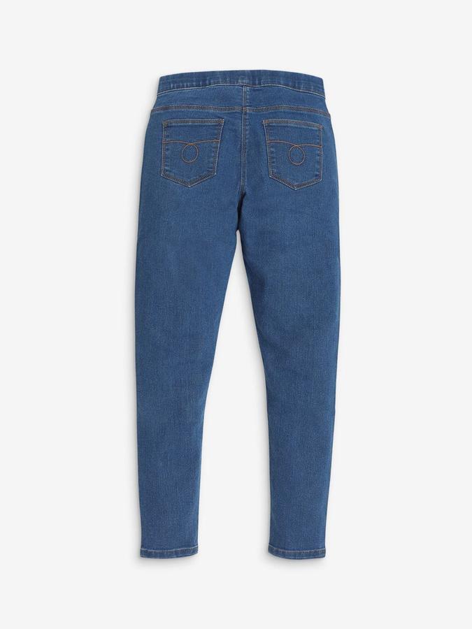 R&B Girls Blue Regular Fit Mid-Rise Jeans