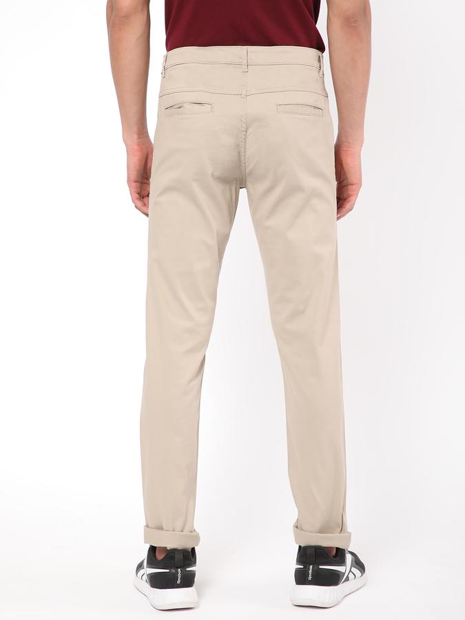 R&B Men Beige Trousers image number 2