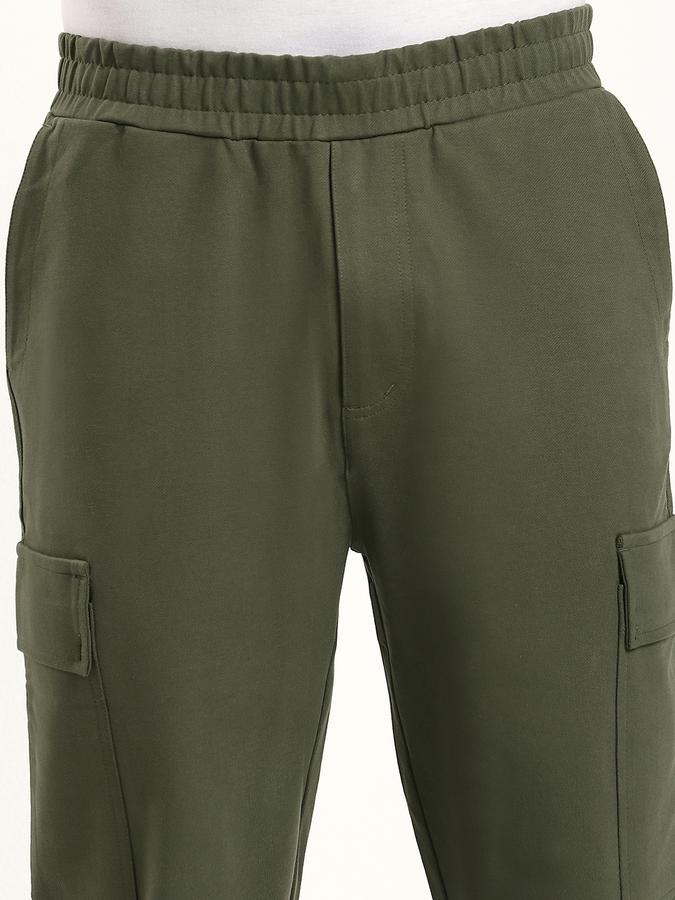 R&B Men's Olive Trousers