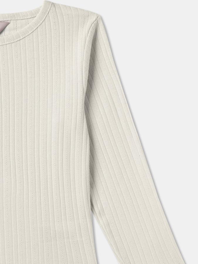 Girls Regular Fit Long Sleeve Crew Neck Top