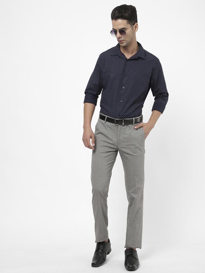 R&B Blue Men Formal Shirts image number 1