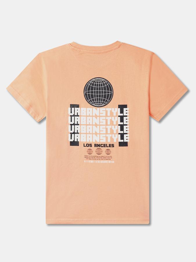 Boy Graphic Print Round-Neck T-Shirt image number 1