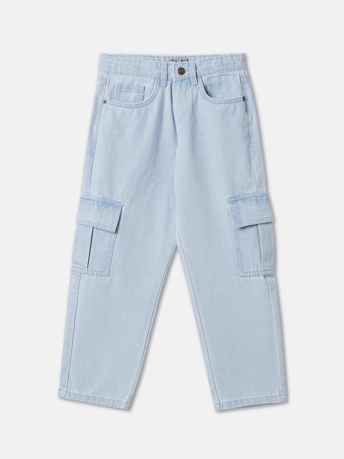 Boys Mid-Rise Jeans with Insert Pockets image number 0
