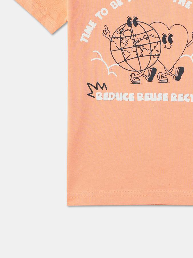 R&B Boy's Round Neck Graphic Tee image number 3