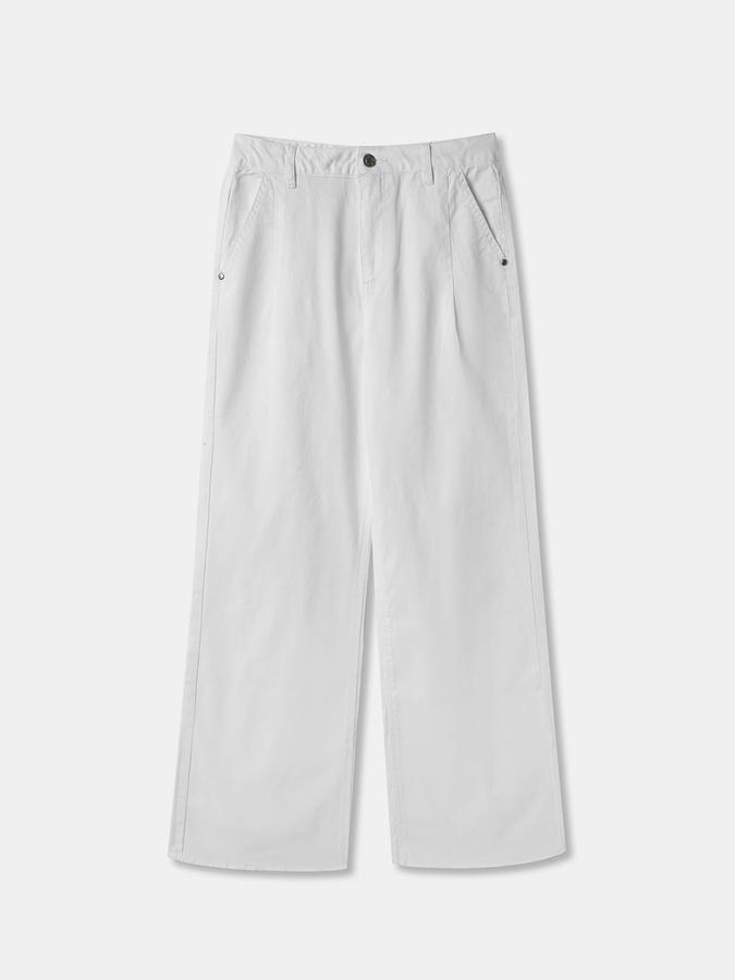 Girls Wide Fit Mid-Rise Solid Jeans