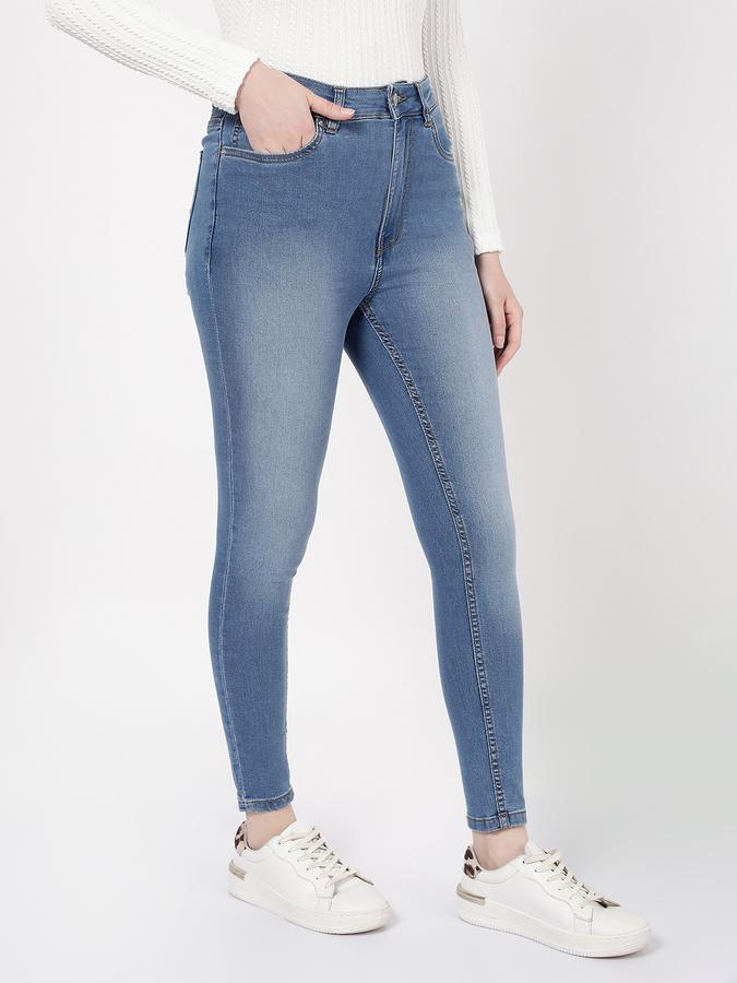 Women Mid-Rise Skinny Jeans image number 2