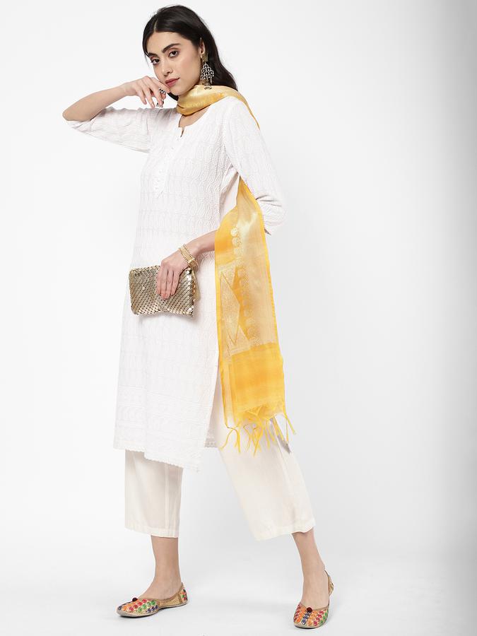 R&B Gold Women Dupattas image number 1