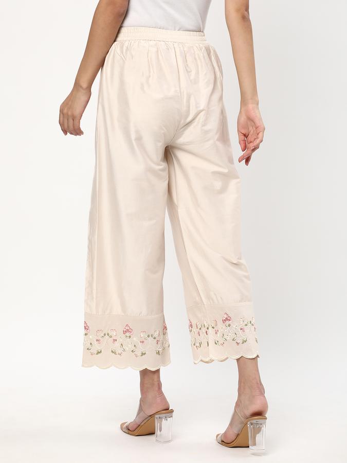 Women Embroidered Wide Leg Pants image number 2