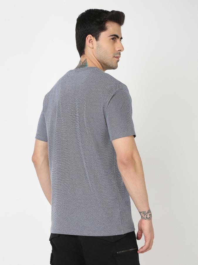 Men Typographic Print Regular Fit T-Shirt image number 3