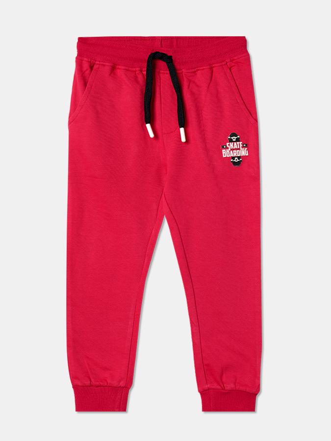 R&B Boys Red Track Pants & Joggers image number 0
