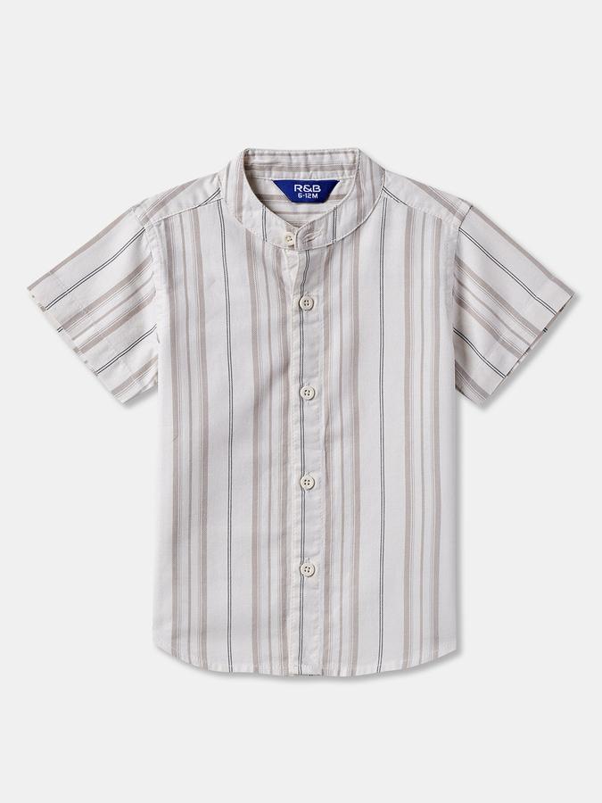 Baby Boys Striped Casual Shirt