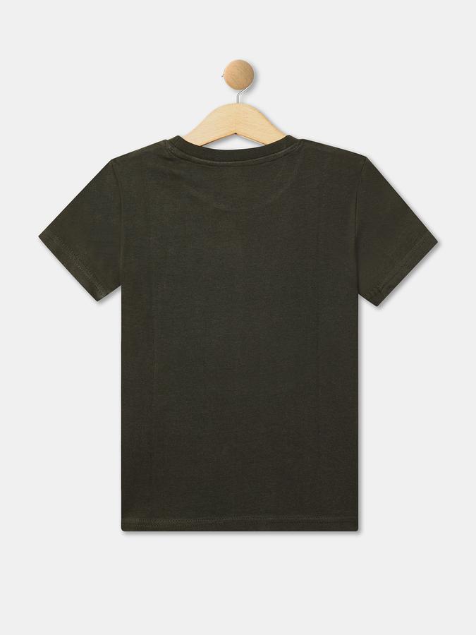 Boys Relaxed Fit Round-Neck T-Shirt image number 1