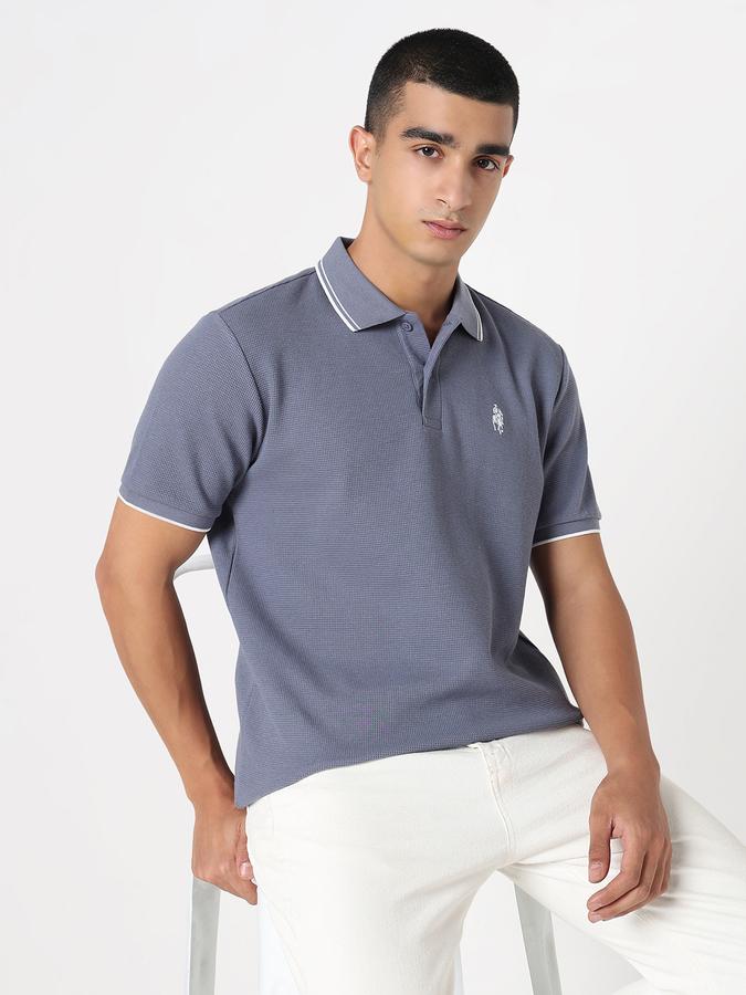MENS TEXTURE POLO