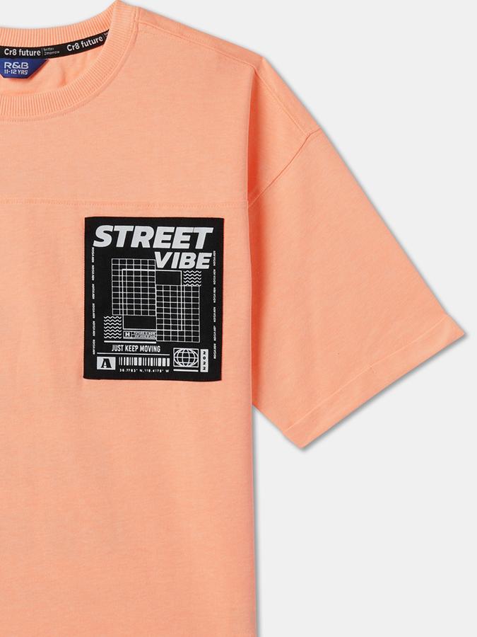 Boys Relaxed Fit Short Sleeve Crew Neck T-Shirt