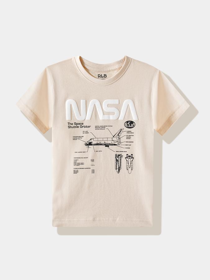 Boys Cotton Regular Fit Crew Neck Graphic T-shirt