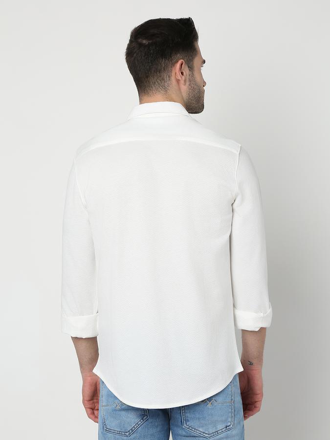 Men Regular Fit Shirt with Button Closure image number 3
