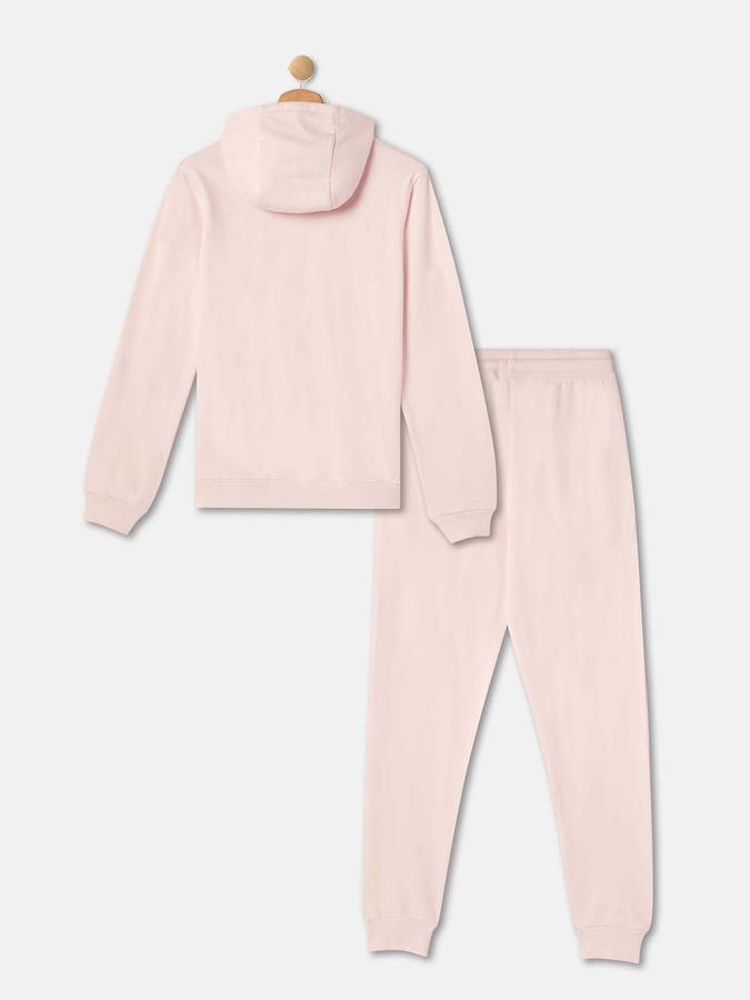 R&B Girls' Pink Printed Co-ord Set