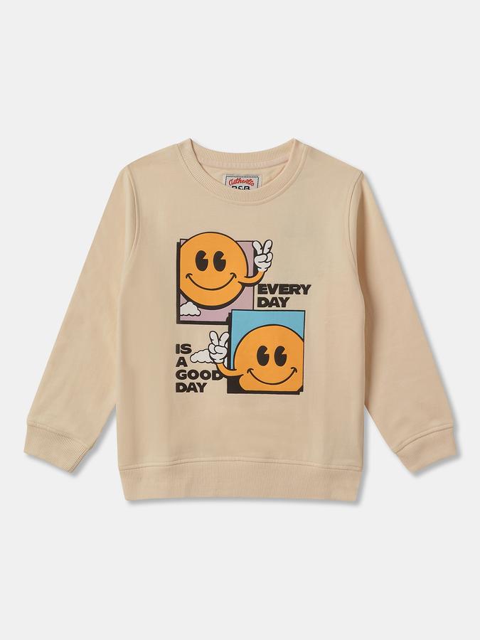 Full Sleeve Graphic Print Boys Sweatshirt 