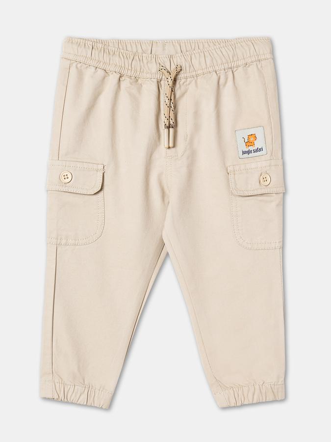 R&B Boys Beige Track Pant & Joggers image number 0