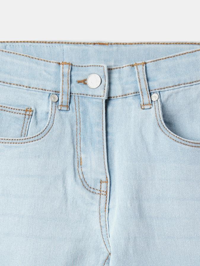 Girls Denim Regular Fit Mid-Rise Clean Look Jeans