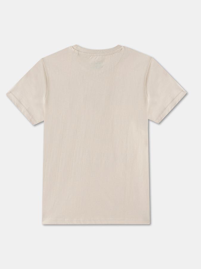 Boys Cotton Regular Fit Crew Neck Graphic T-shirt