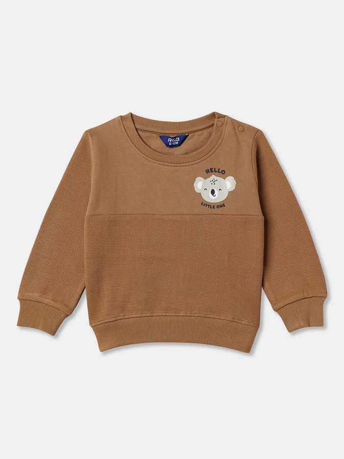 Boys Applique Full Sleeves SweaT-Shirt with Trousers Fashion Set