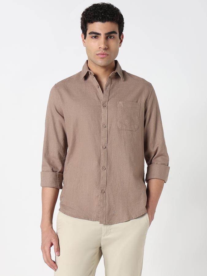 Men Solid Casual Shirt image number 1