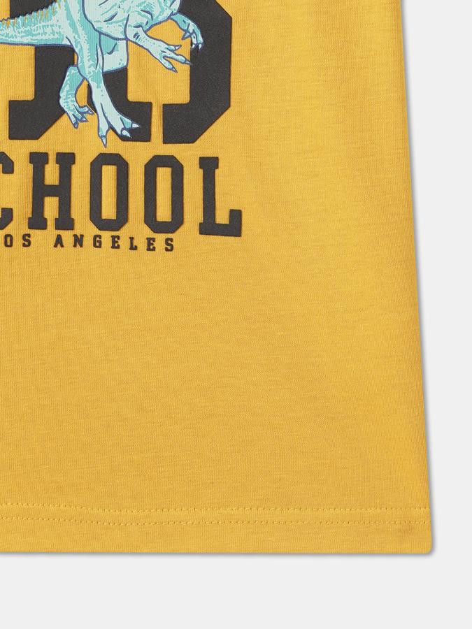 Boys Graphic Print Crew-Neck T-Shirt image number 3