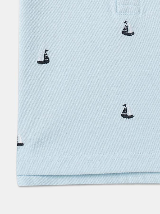 Boys Graphic Print Polo T-Shirt image number 3