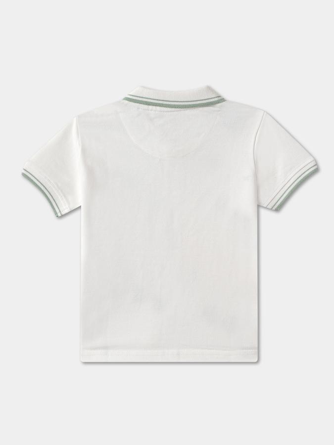 Baby Boys Self Design Pure Cotton Regular T Shirt  image number 1