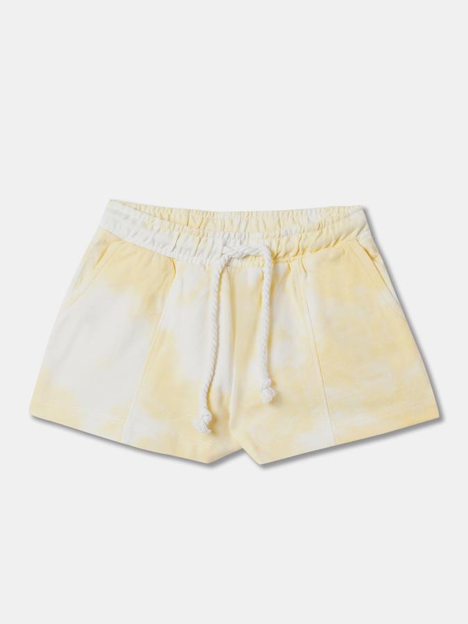 Girls Tie-Dye Short Sleeve T-shirt with Shorts Set