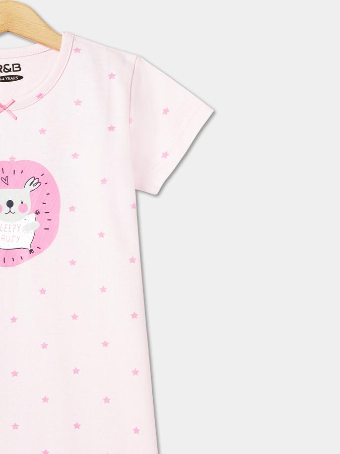 R&B Girls Pink Sleepshirts image number 2