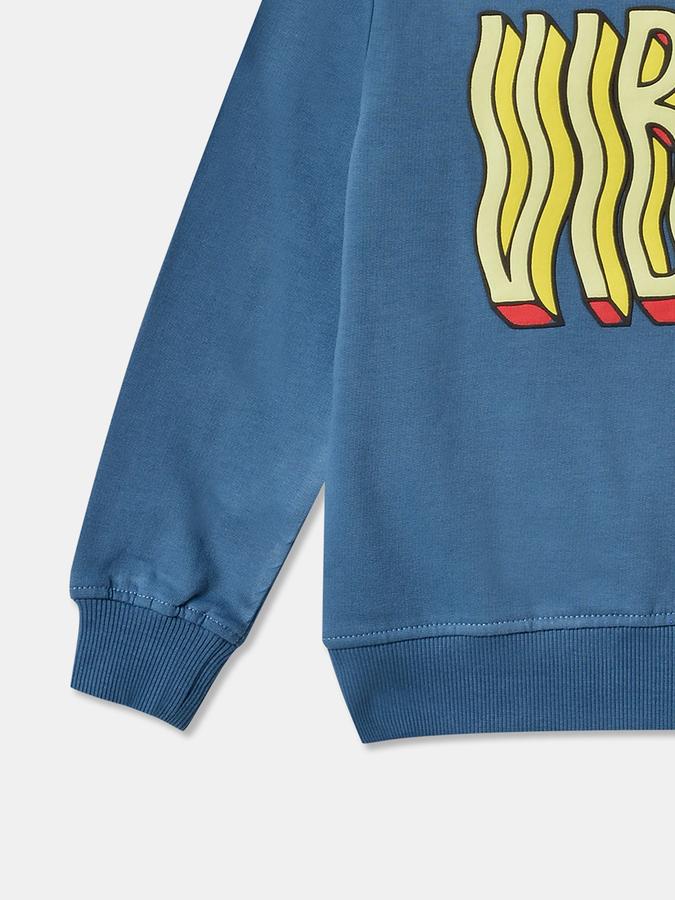 Boys Relaxed Fit Full Sleeve Crew Neck SweaT-Shirt