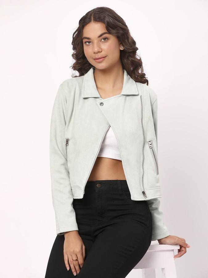 R&B Women's Suede Biker Jacket image number 0