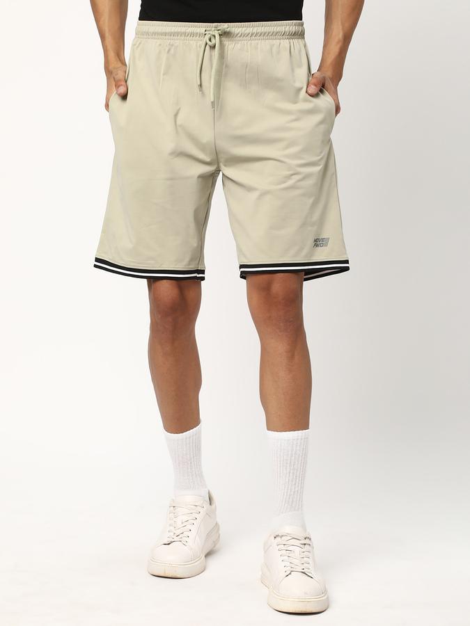 Men Flat-Front Regular Fit City Shorts image number 0