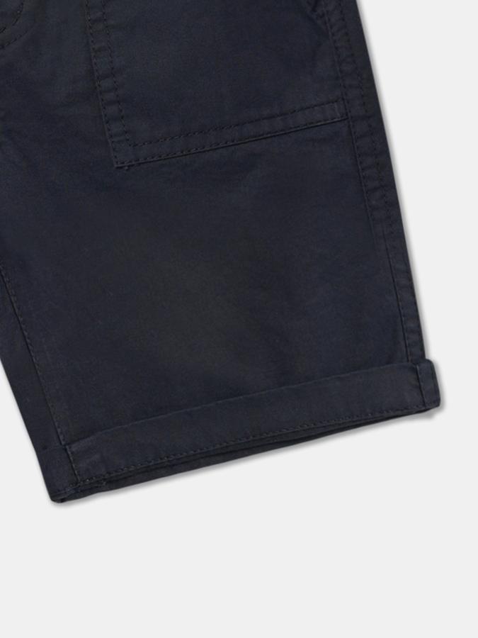 Boys Cotton Relaxed Fit Pull On Clean Hem Shorts
