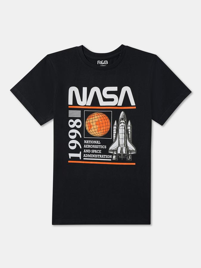 Boys Graphic Print Pure Cotton Regular T Shirt image number 0