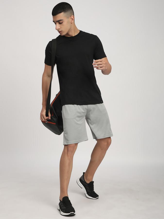 Boys Polyester Regular Fit Drawstring Clean Hem Shorts