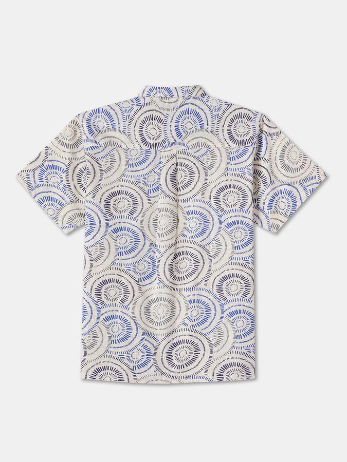 Boys Regular Fit Short Sleeve Spread Collar Shirt