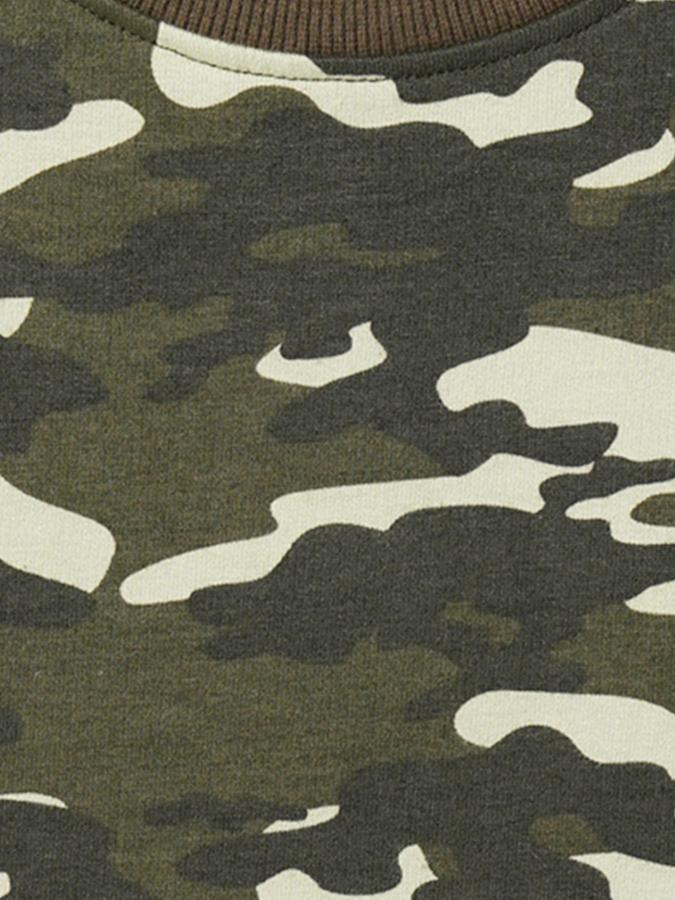 Boys Cotton Regular Fit Crew Neck Printed Sweatshirt