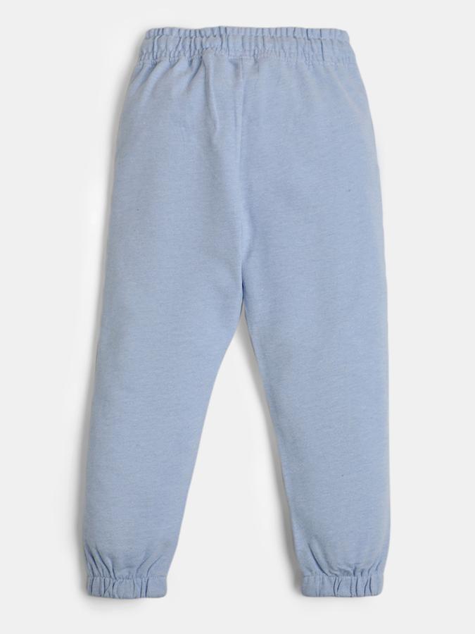 Girls Graphic Print Slim Fit Track Pants image number 1