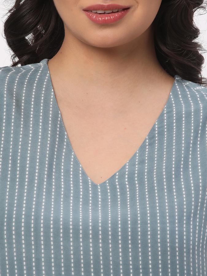 Women Printed Straight Kurta  image number 3