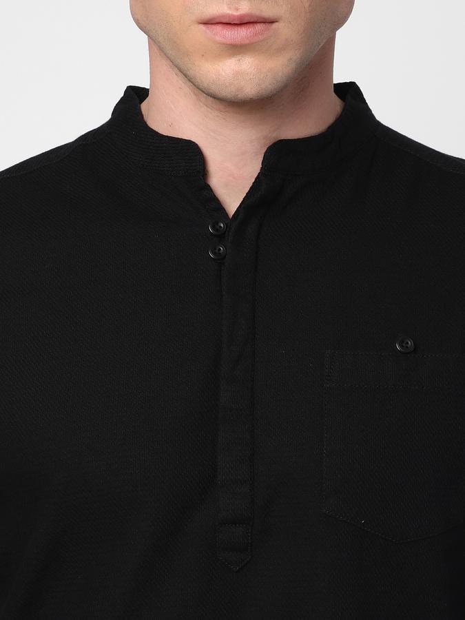 R&B Men Black Shirts image number 3