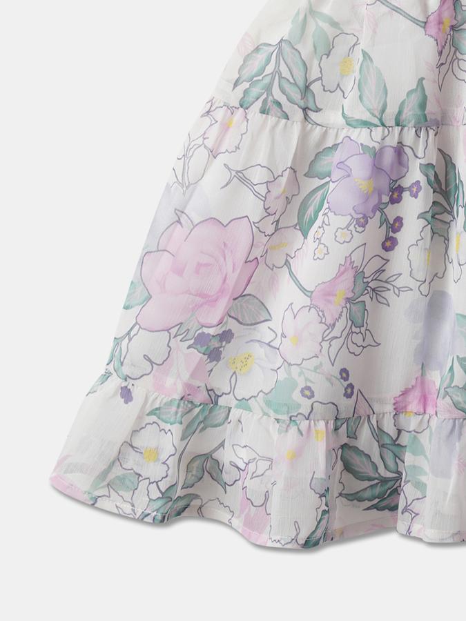 Micro Print Dress image number 3